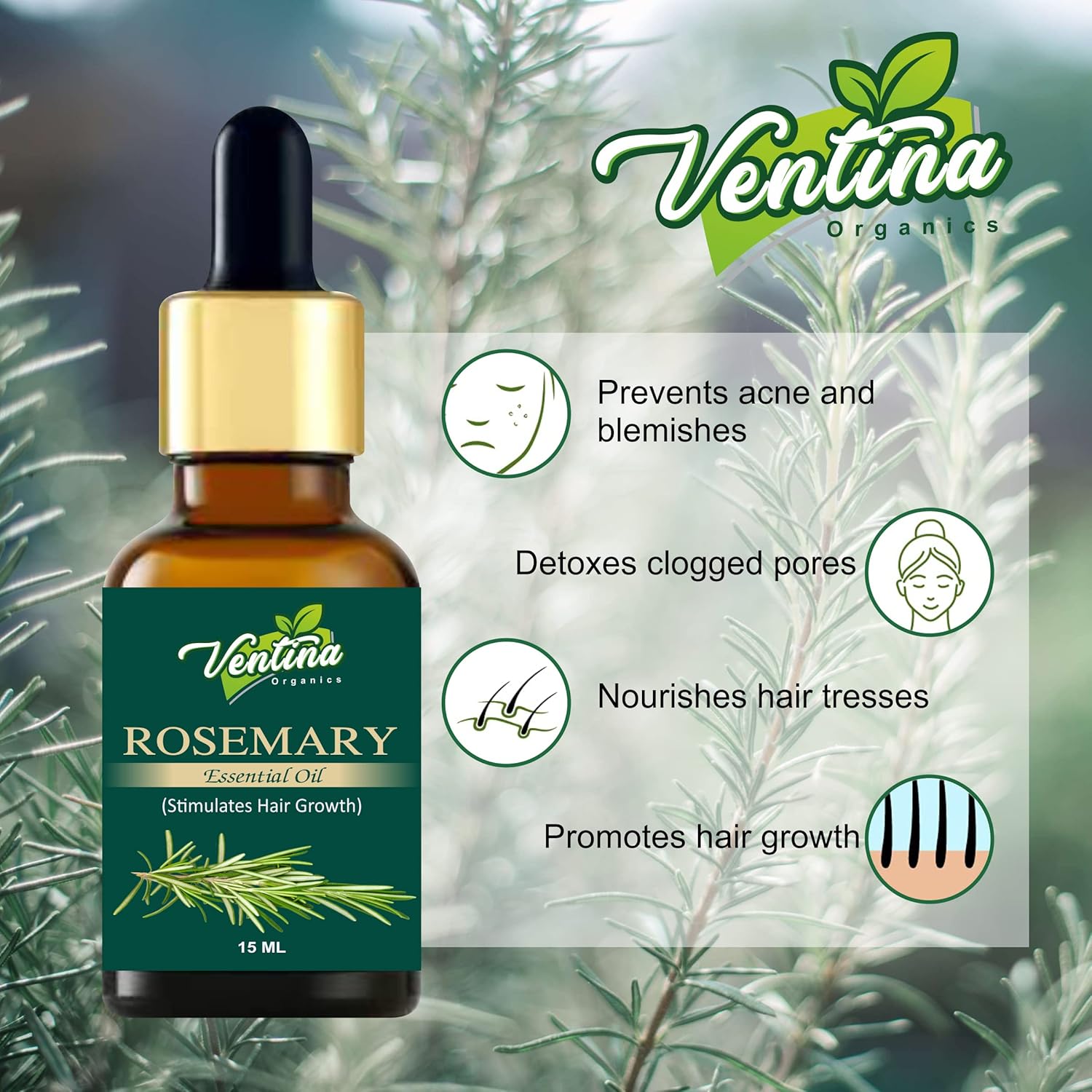 Ventina Organics Rosemary Essential Oil