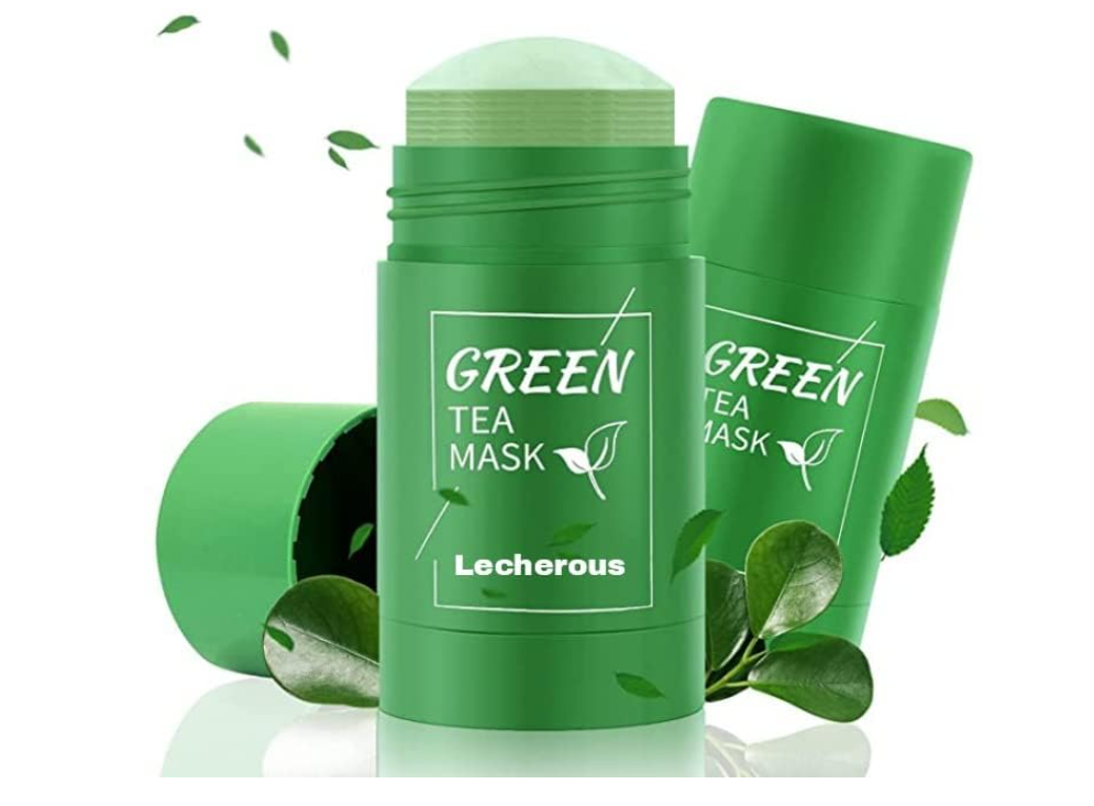 RJ SHOP Green Tea Stick Face Mask For Blackhead Remover, Anti Acne, Oil Control,Deep Clean Pore,Purifying Solid Cleansing Clay Stick Mask Skincare For Men & Women
